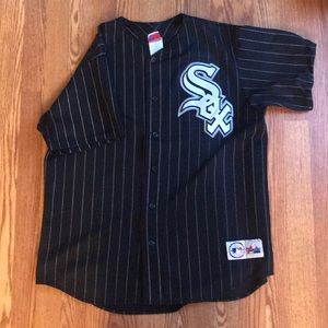 Vintage Pinstriped Chicago White Sox Jersey